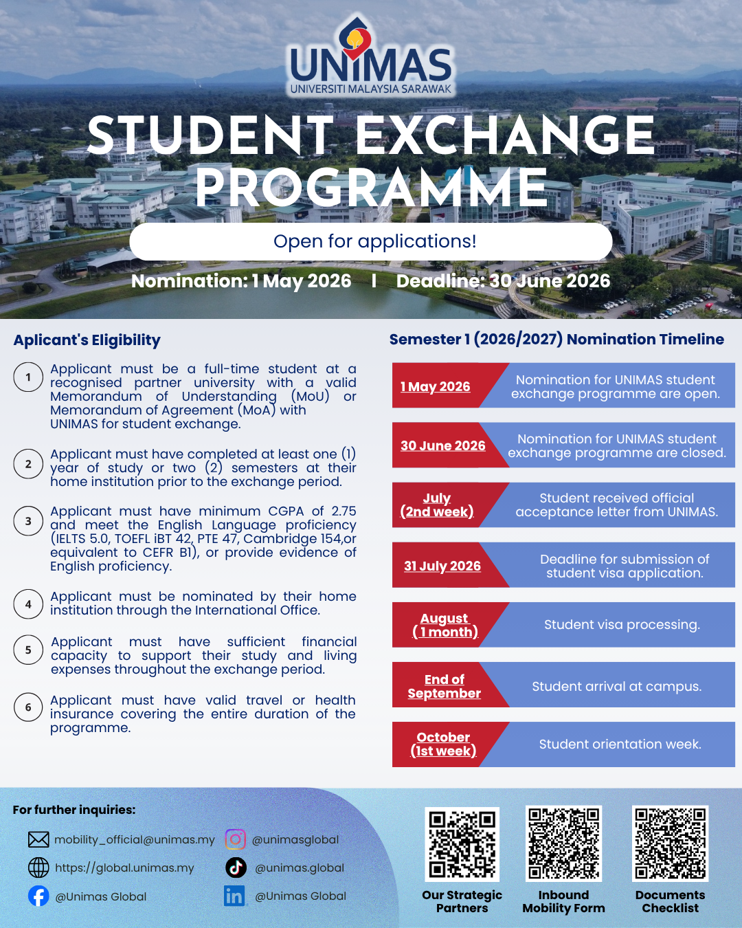 UNIMAS Student Exchange Programme