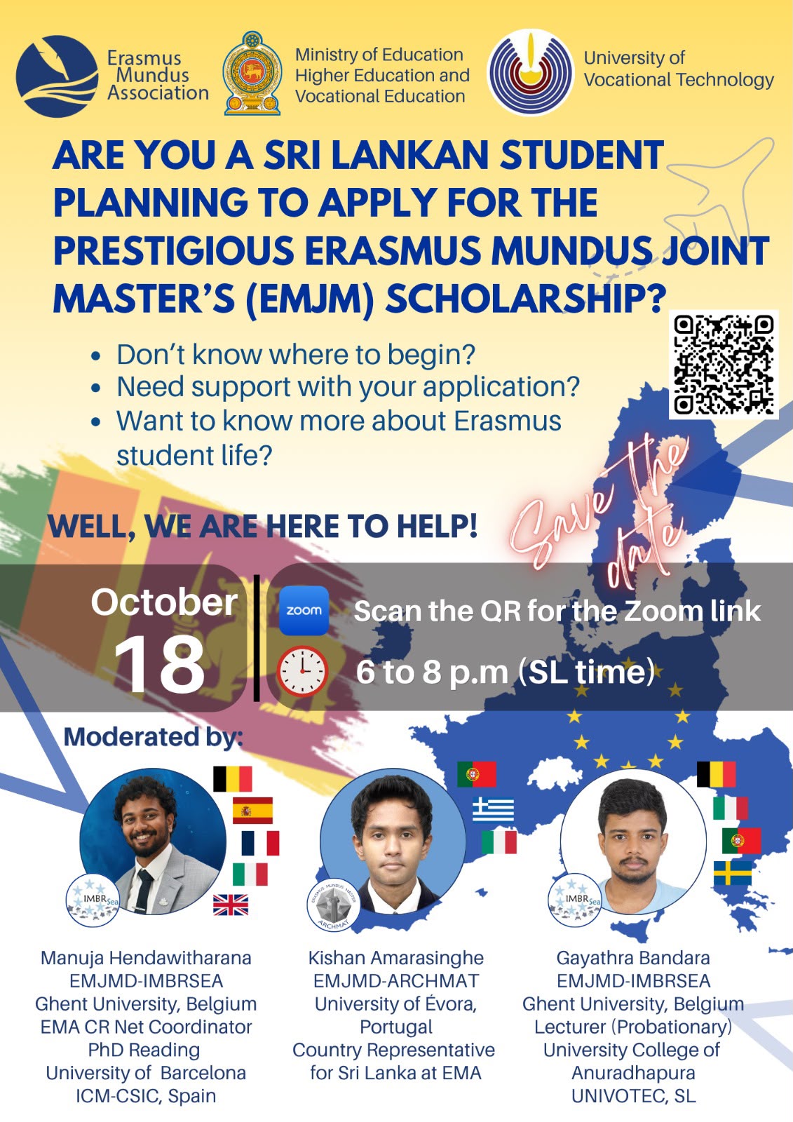 Erasmus Mundus Joint Master's Scholarship Application Guidance Session